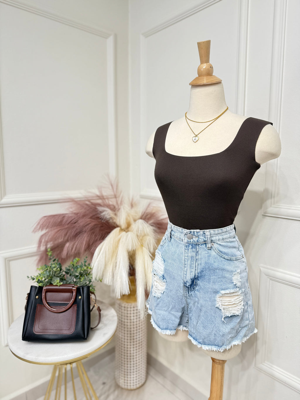 Brown top