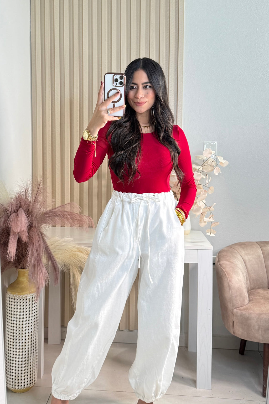 White Baggy Pant