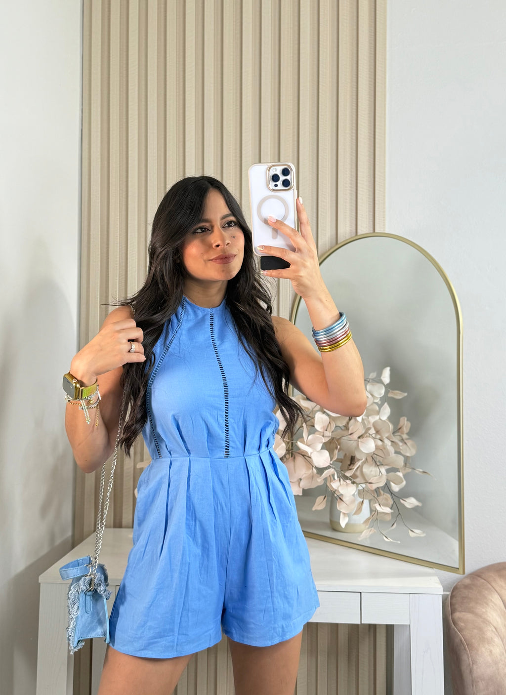 Blue Romper