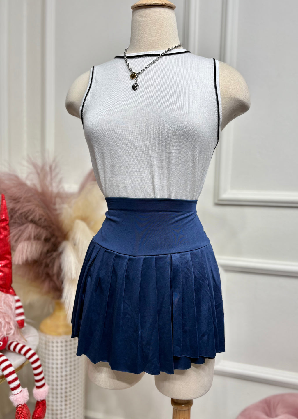 Navy skort