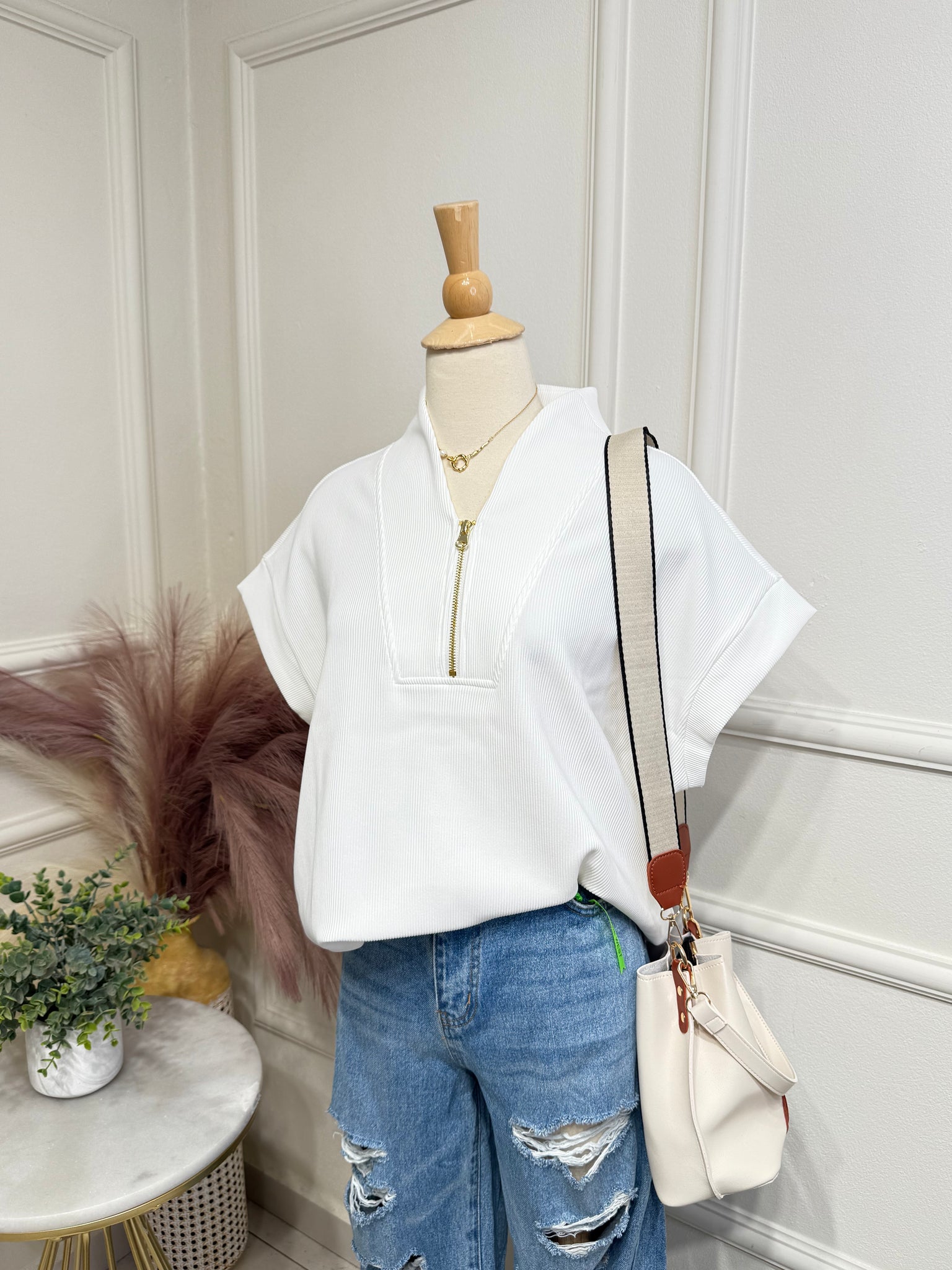 Multi oversized blouse