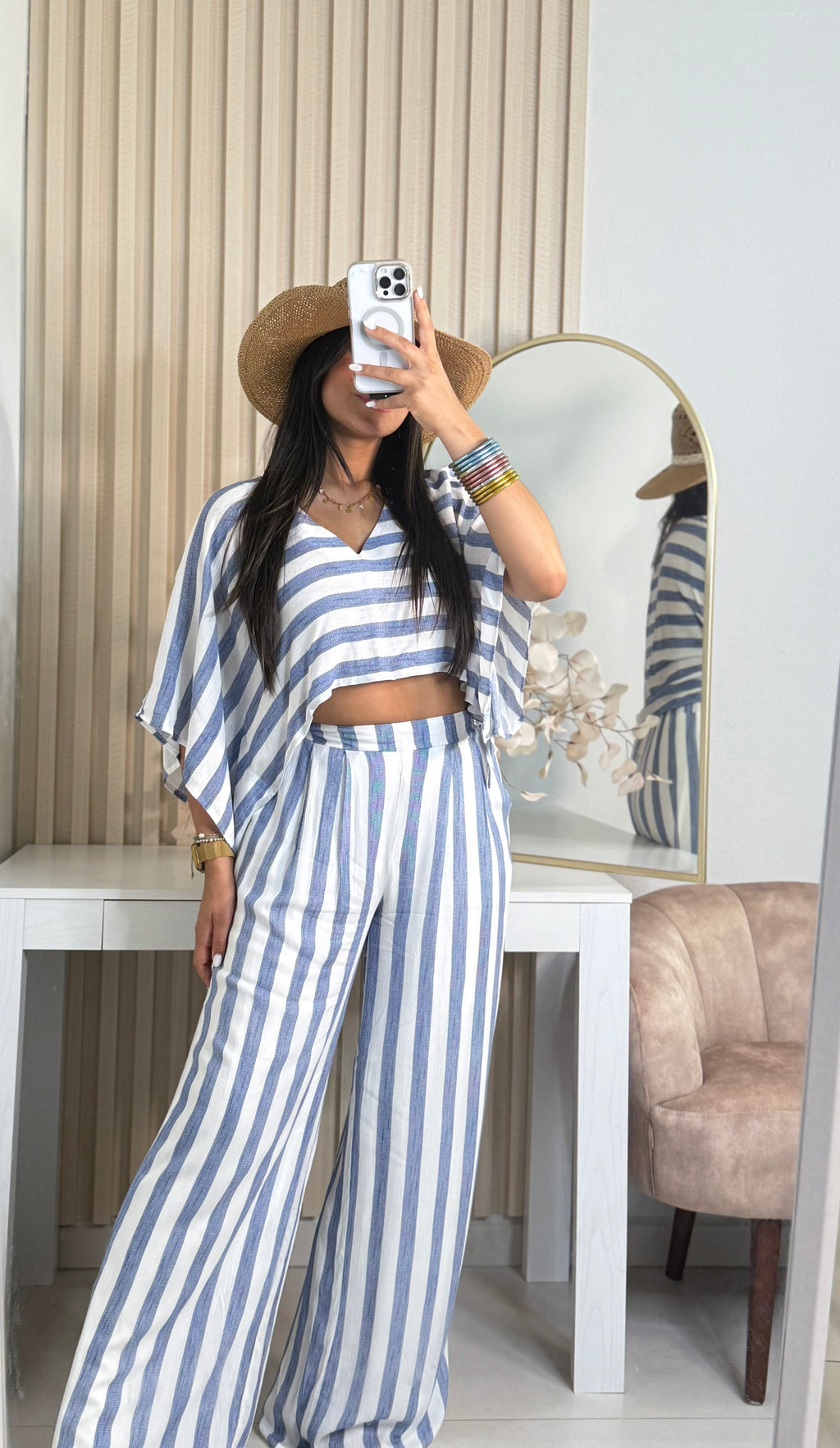White & Blue Set