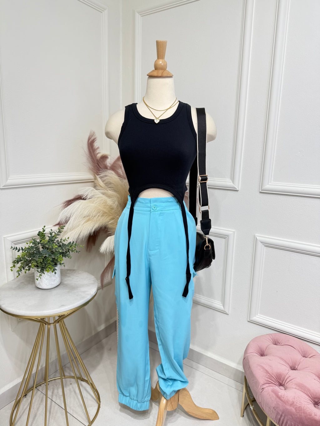Cargo blue pants