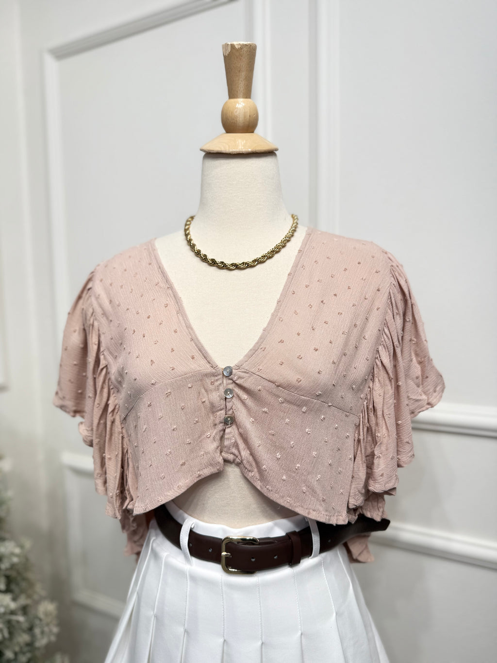 Camel blouse