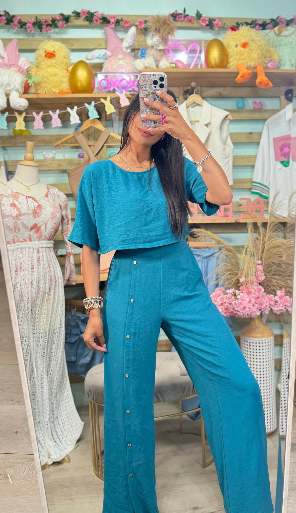 Teal Boho Set