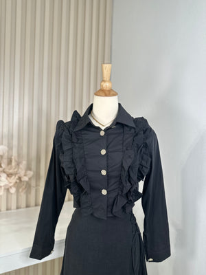 Black elegant blouse