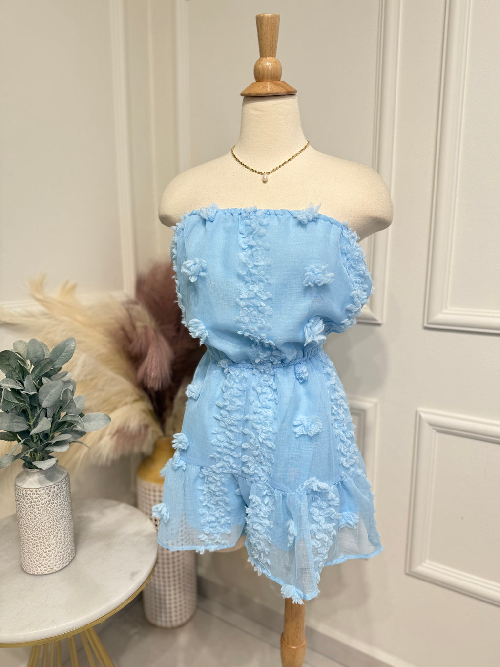 Baby Blue Romper