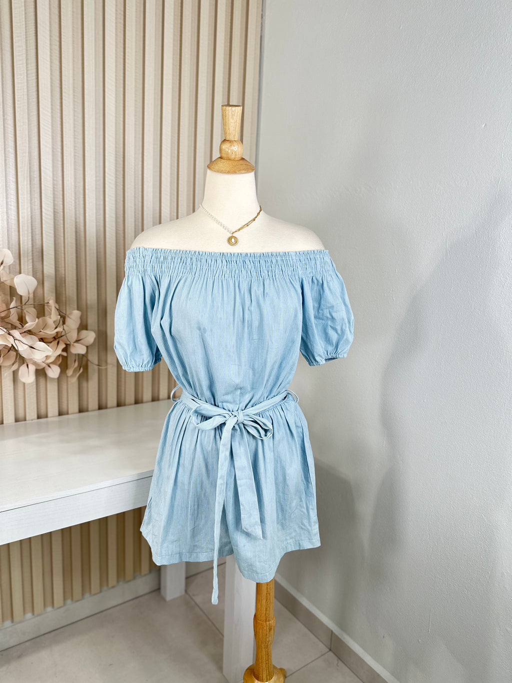 Blue romper