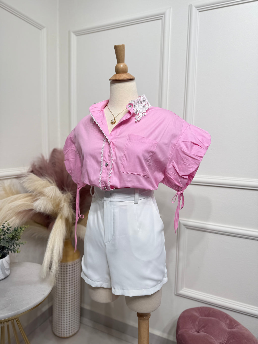 Elegant Pink Blouse