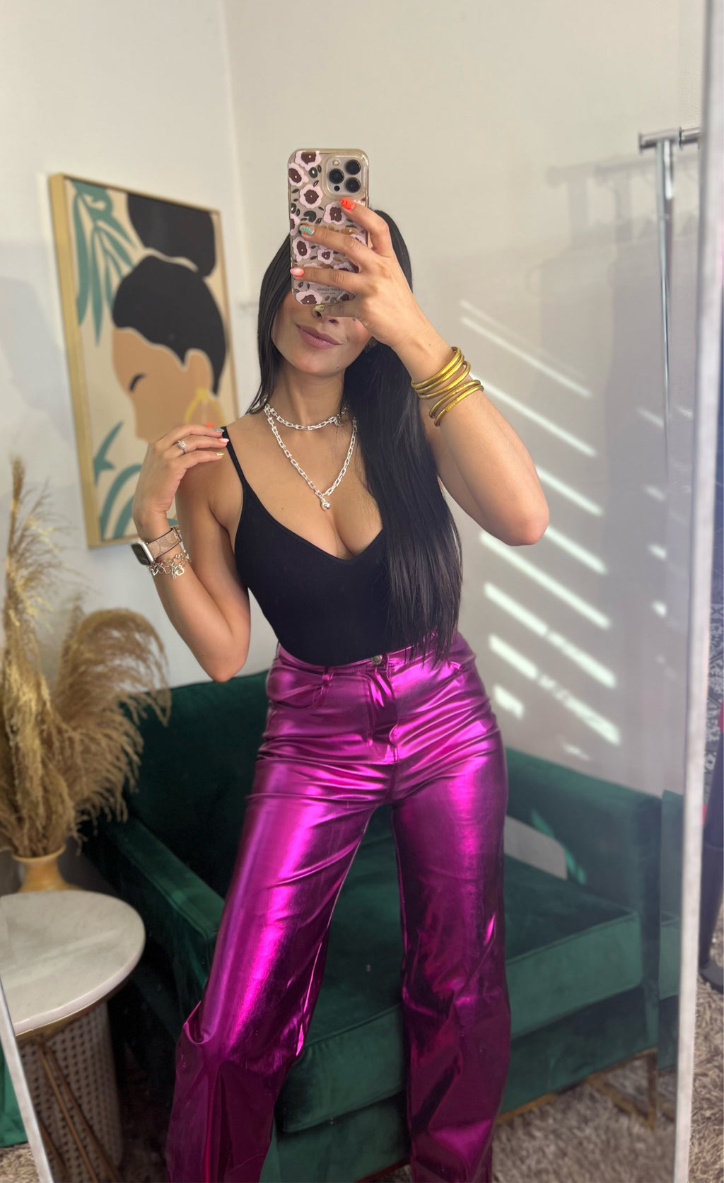 Metallic Pant