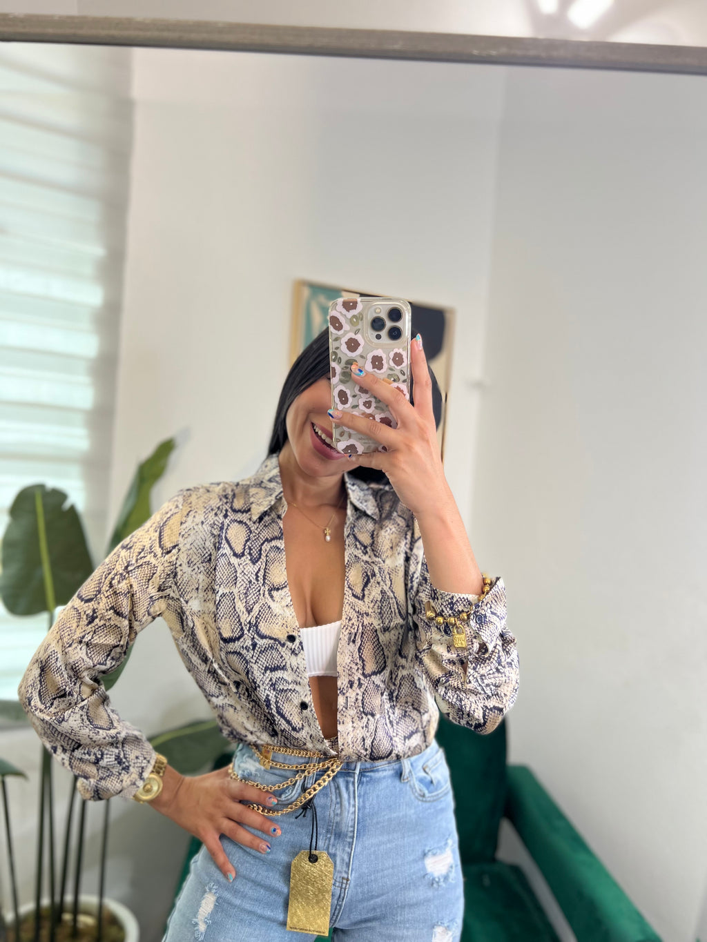 Snake Print shirt